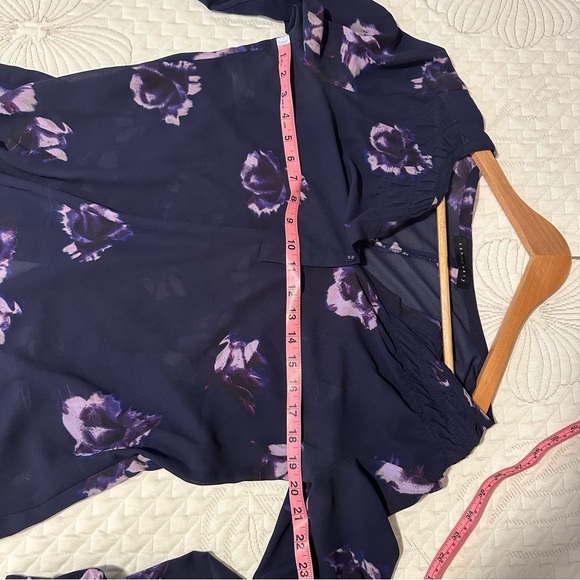 Sanctuary Navy and Purple Floral Blouse - Picture 5 of 5